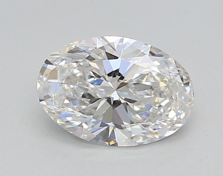 0.93ct F VS1 Rare Carat Ideal Cut Oval Lab Grown Diamond