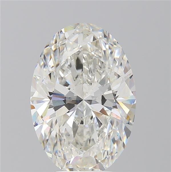 5.30ct H VS2 Rare Carat Ideal Cut Oval Lab Grown Diamond