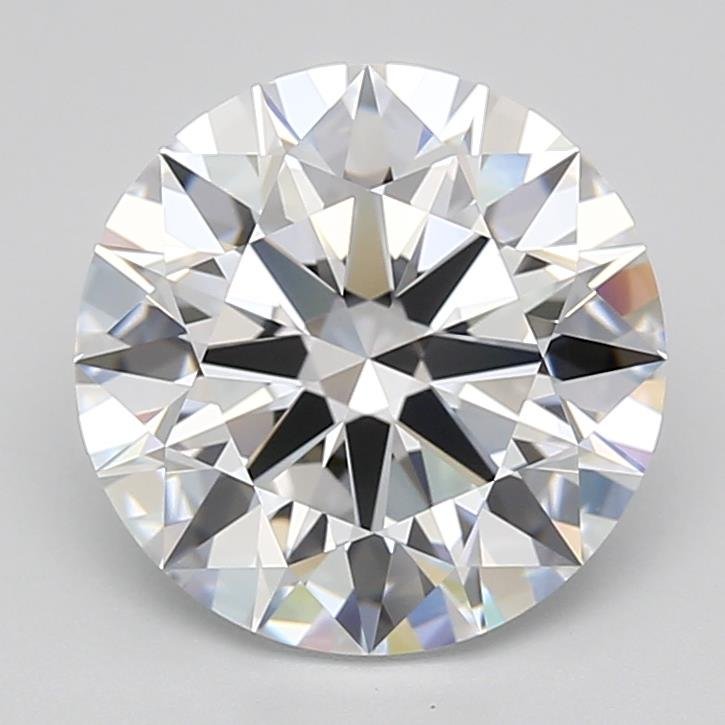 4.94ct D FL Rare Carat Ideal Cut Round Lab Grown Diamond