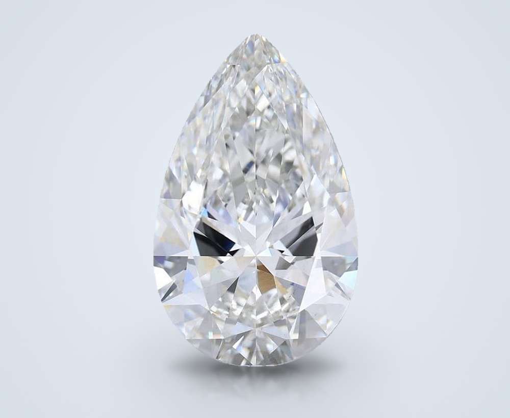 6.13 Carat Pear Lab Diamond