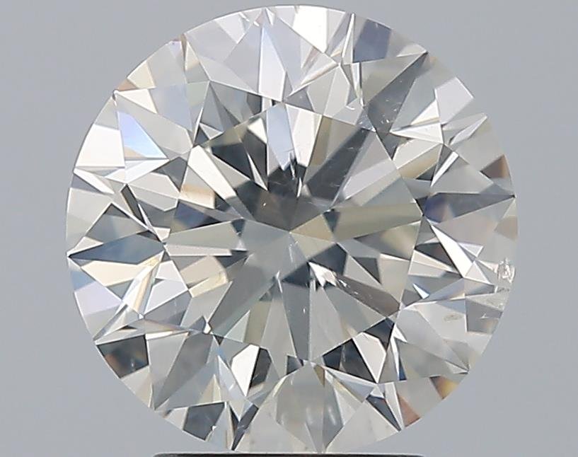 3.50ct I SI2 Rare Carat Ideal Cut Round Diamond