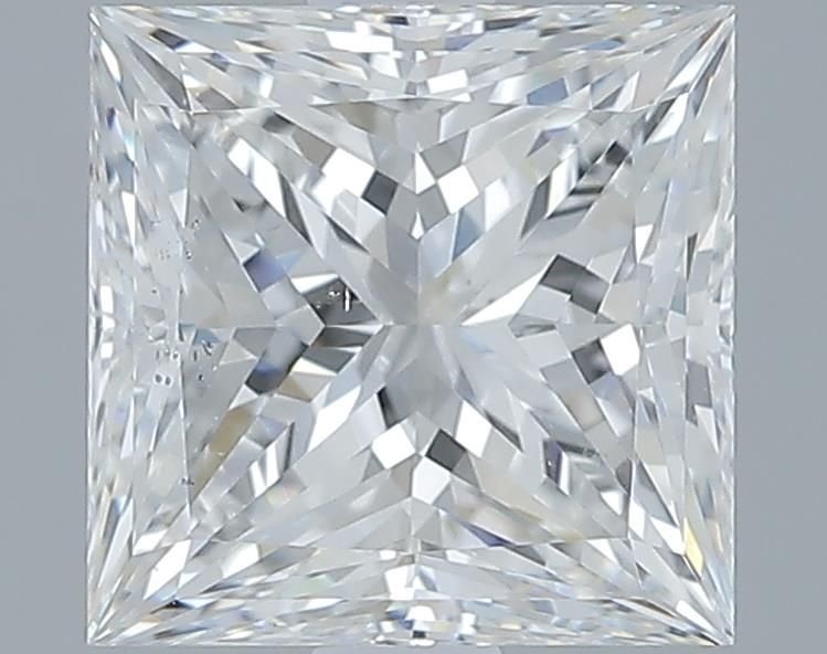 2.55ct E SI1 Rare Carat Ideal Cut Princess Diamond