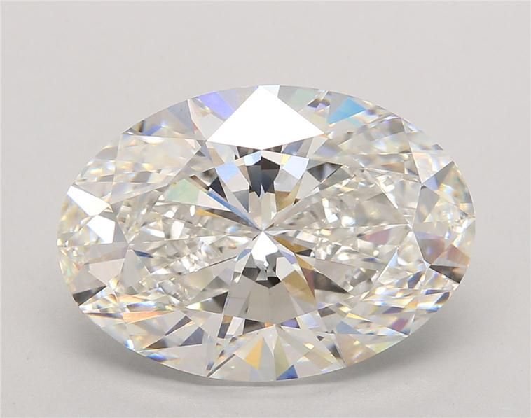 8.03ct F VS1 Rare Carat Ideal Cut Oval Lab Grown Diamond