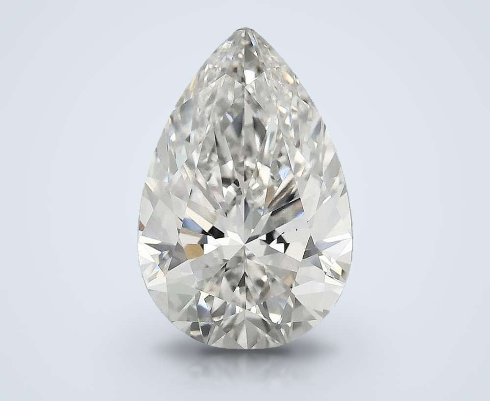 4.00 Carat Pear Lab Diamond