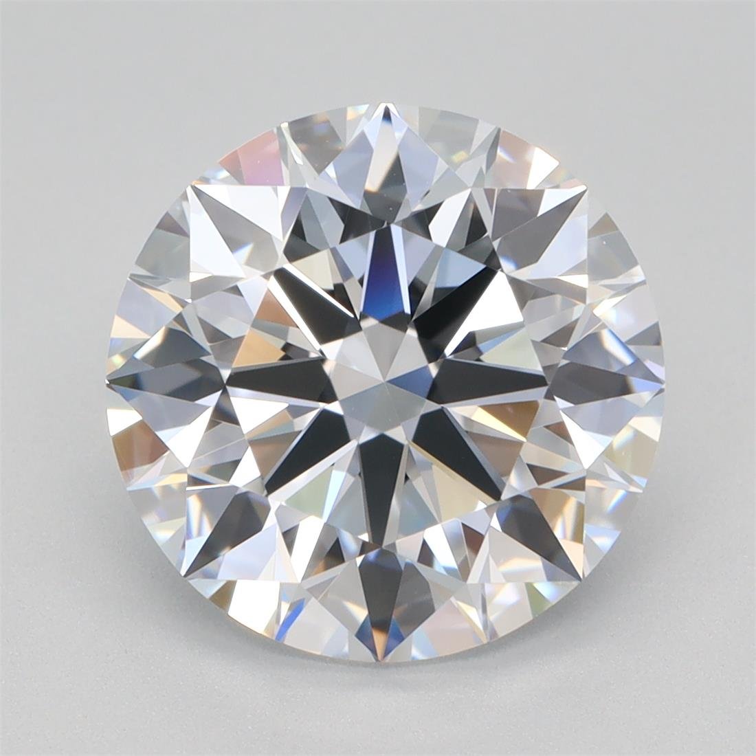 3.35ct D VVS2 Rare Carat Ideal Cut Round Lab Grown Diamond