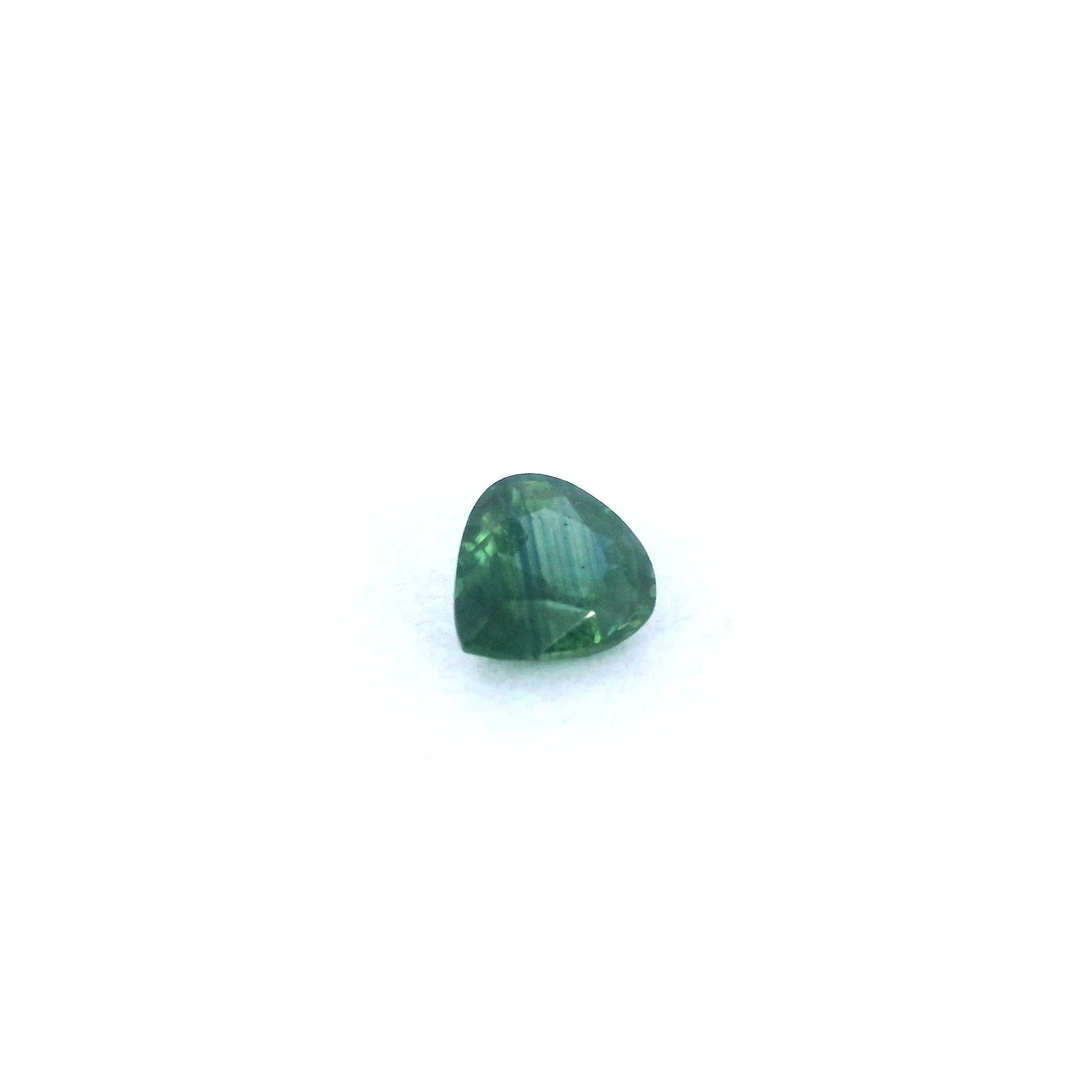 0.50 Carat Green Pear Sapphire