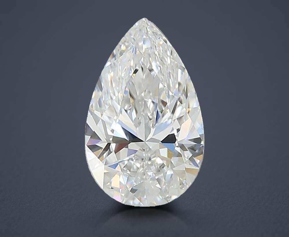 2.00 Carat Pear Lab Diamond