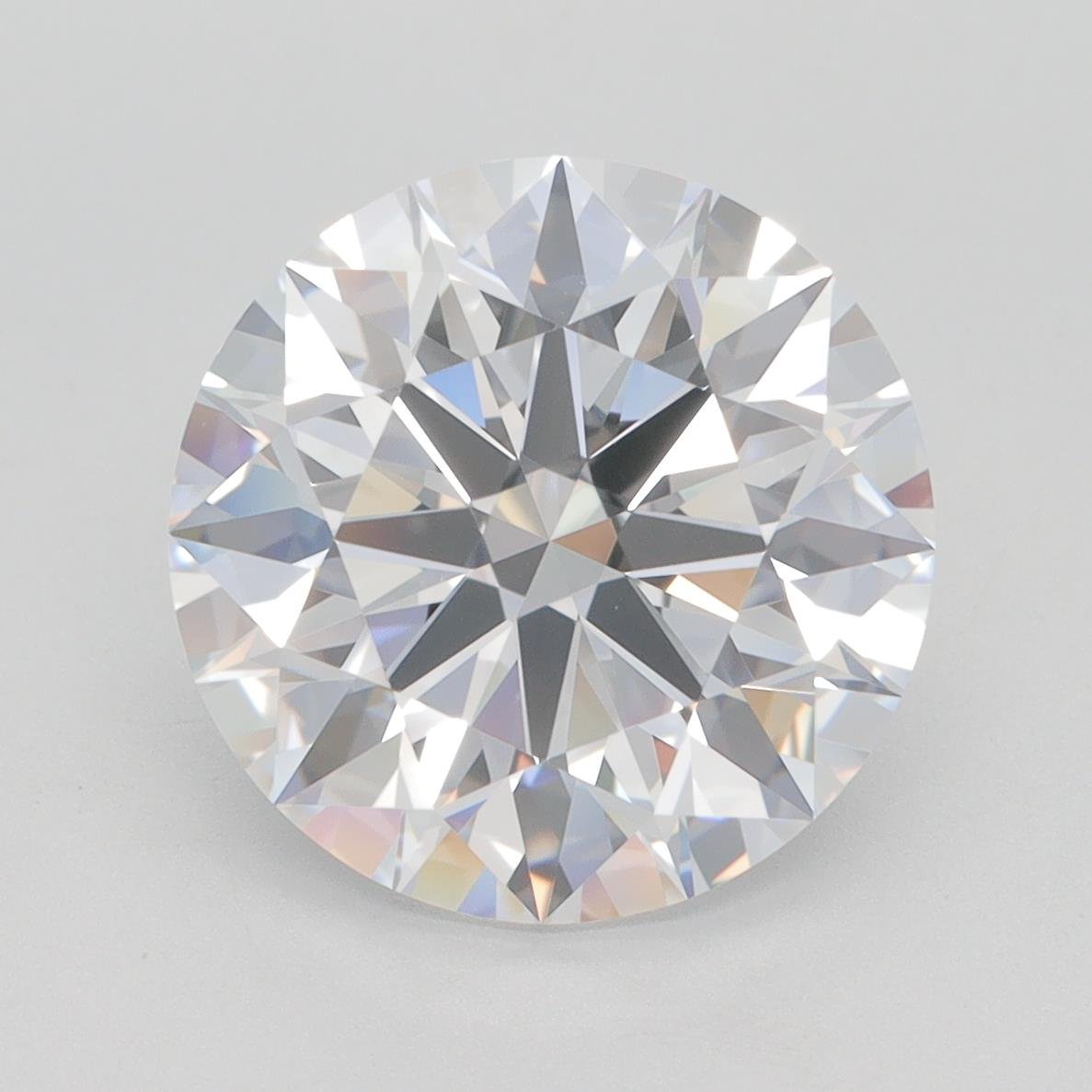 5.05ct D VVS1 Rare Carat Ideal Cut Round Lab Grown Diamond