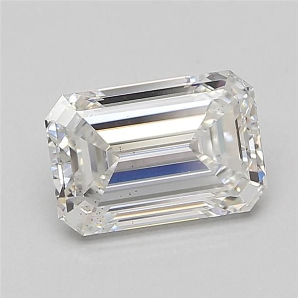 2.73ct D VS2 Rare Carat Ideal Cut Emerald Lab Grown Diamond