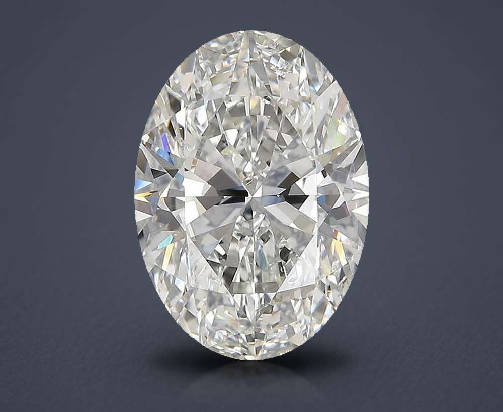 4.08 Carat Oval Natural Diamond