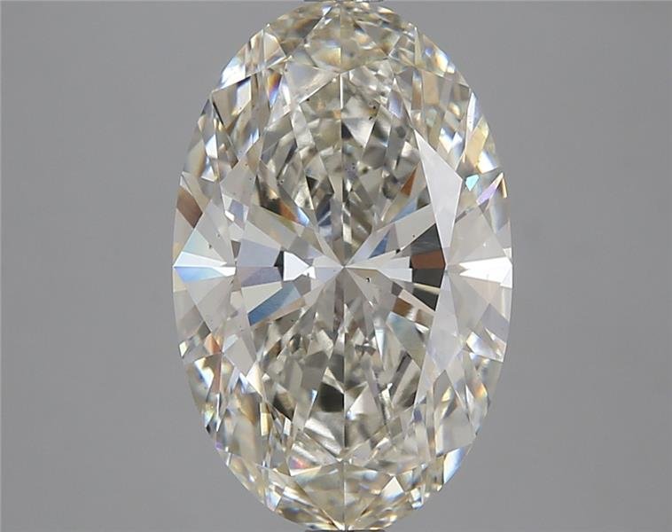 4.07ct I VS2 Rare Carat Ideal Cut Oval Lab Grown Diamond