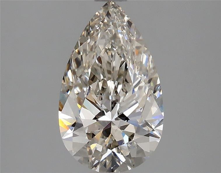 1.75ct H VS2 Rare Carat Ideal Cut Pear Lab Grown Diamond