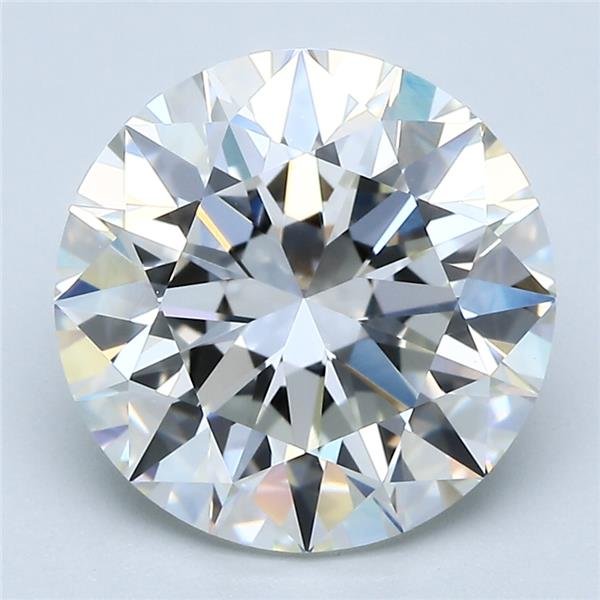 4.09ct I VS1 Rare Carat Ideal Cut Round Diamond