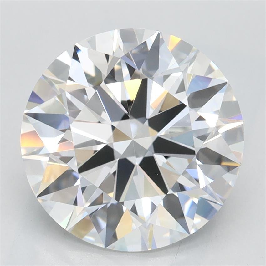 2.71ct D VVS1 Rare Carat Ideal Cut Round Lab Grown Diamond
