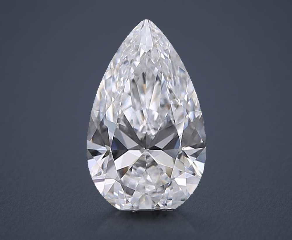 0.52 Carat Pear Lab Diamond