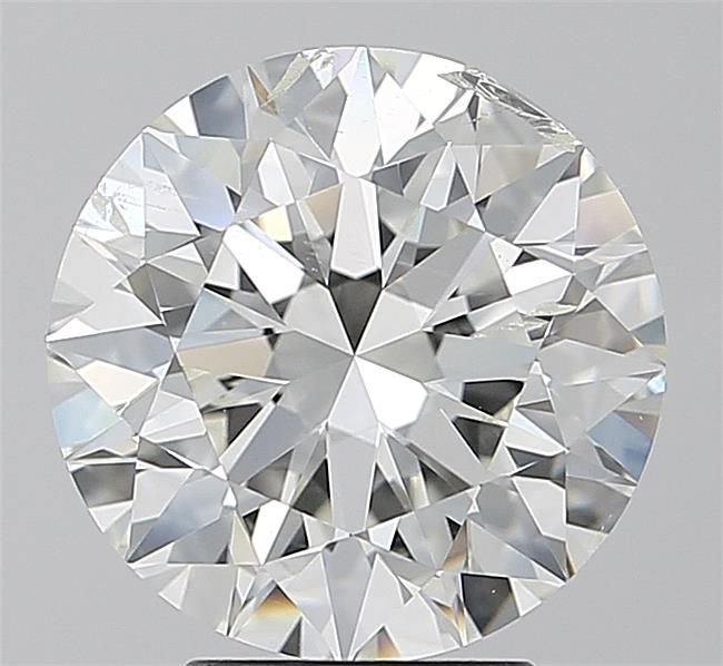 4.51ct H SI2 Rare Carat Ideal Cut Round Diamond