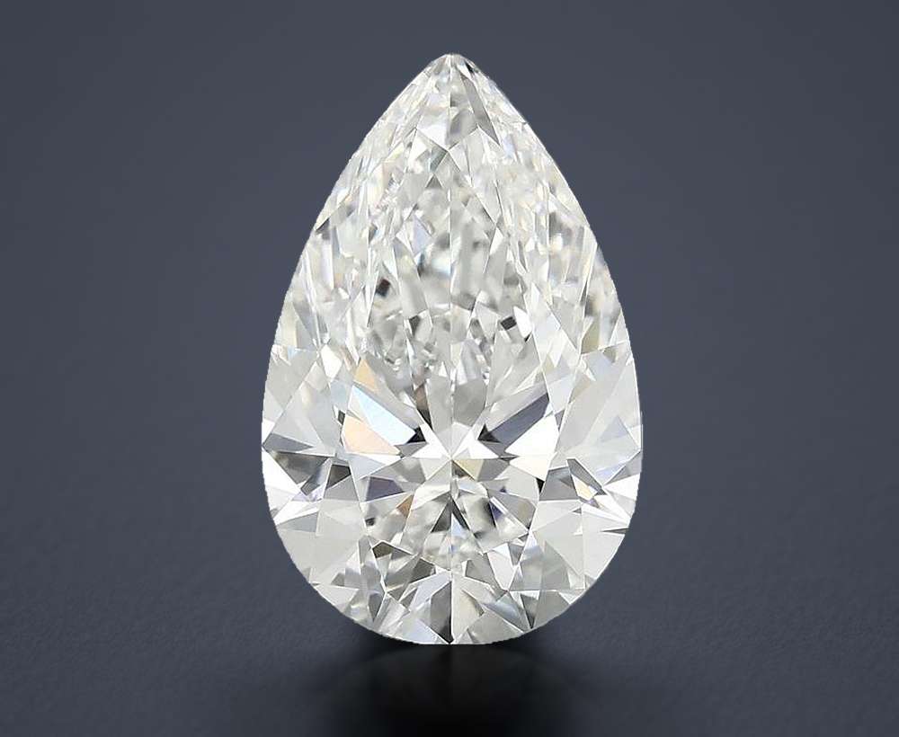 3.91 Carat Pear Lab Diamond