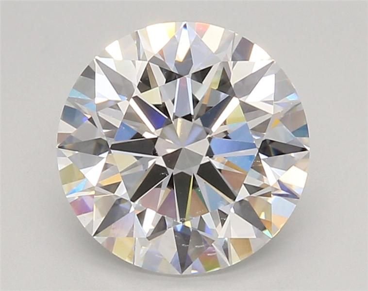 3.07ct D VVS2 Rare Carat Ideal Cut Round Lab Grown Diamond