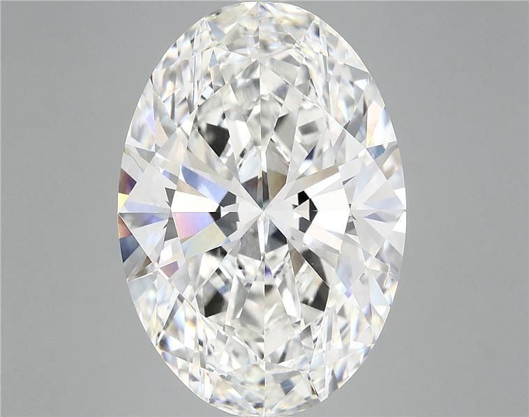 10.08ct F VS2 Rare Carat Ideal Cut Oval Lab Grown Diamond