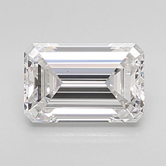 2.00ct F VS2 Excellent Cut Emerald Lab Grown Diamond