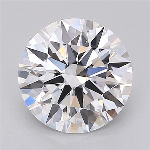 3.01ct E VS2 Rare Carat Ideal Cut Round Lab Grown Diamond