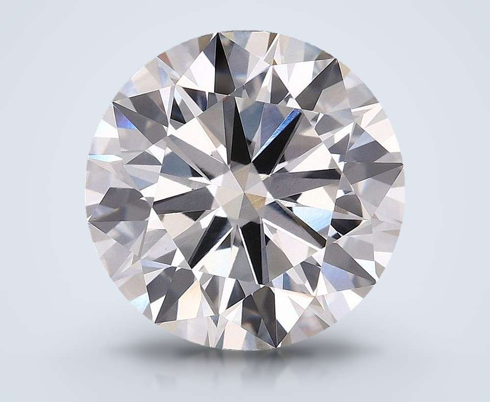 4.09 Carat Round Lab Diamond