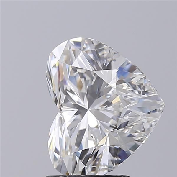 5.21ct H VS2 Rare Carat Ideal Cut Heart Lab Grown Diamond