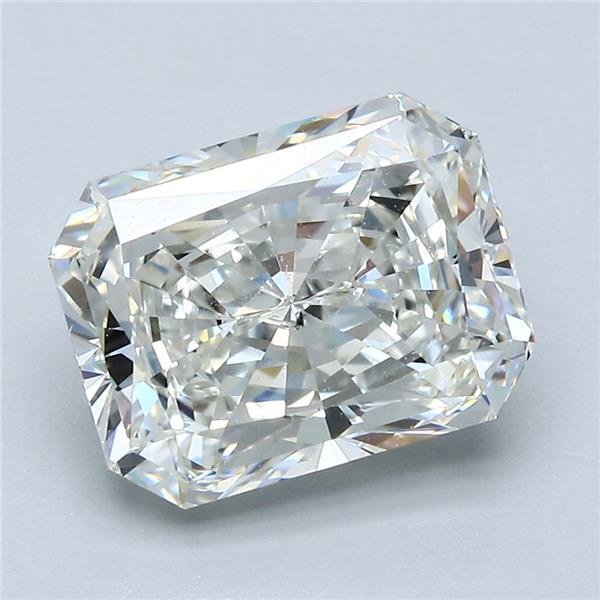 4.02ct I SI1 Rare Carat Ideal Cut Radiant Diamond