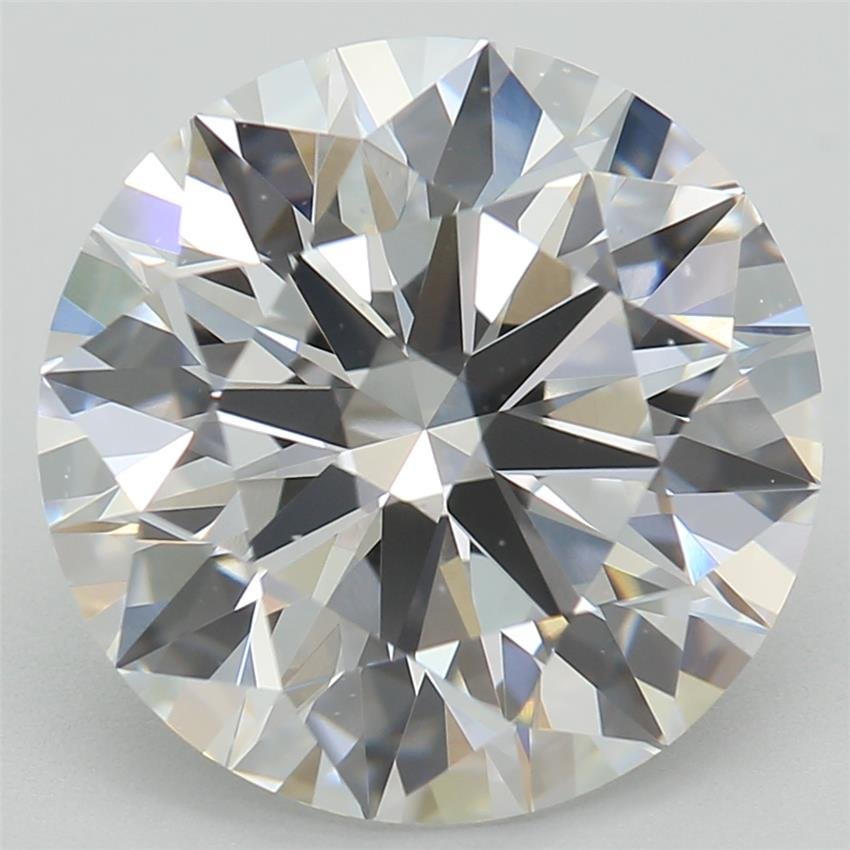 3.27ct D VS1 Rare Carat Ideal Cut Round Lab Grown Diamond