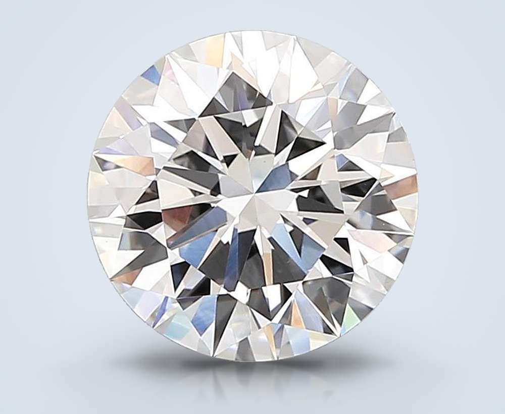 4.06 Carat Round Lab Diamond