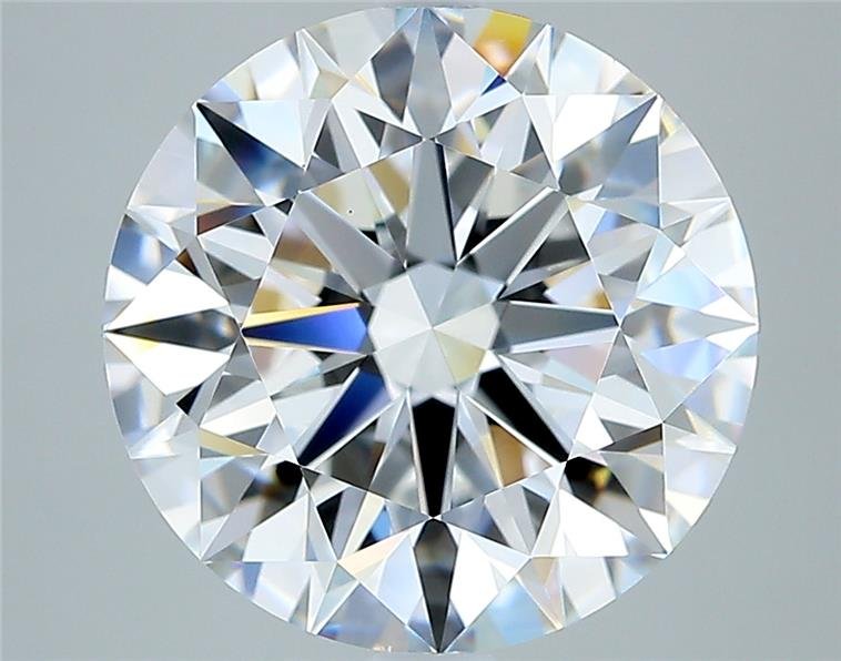 5.23ct D VS1 Rare Carat Ideal Cut Round Diamond