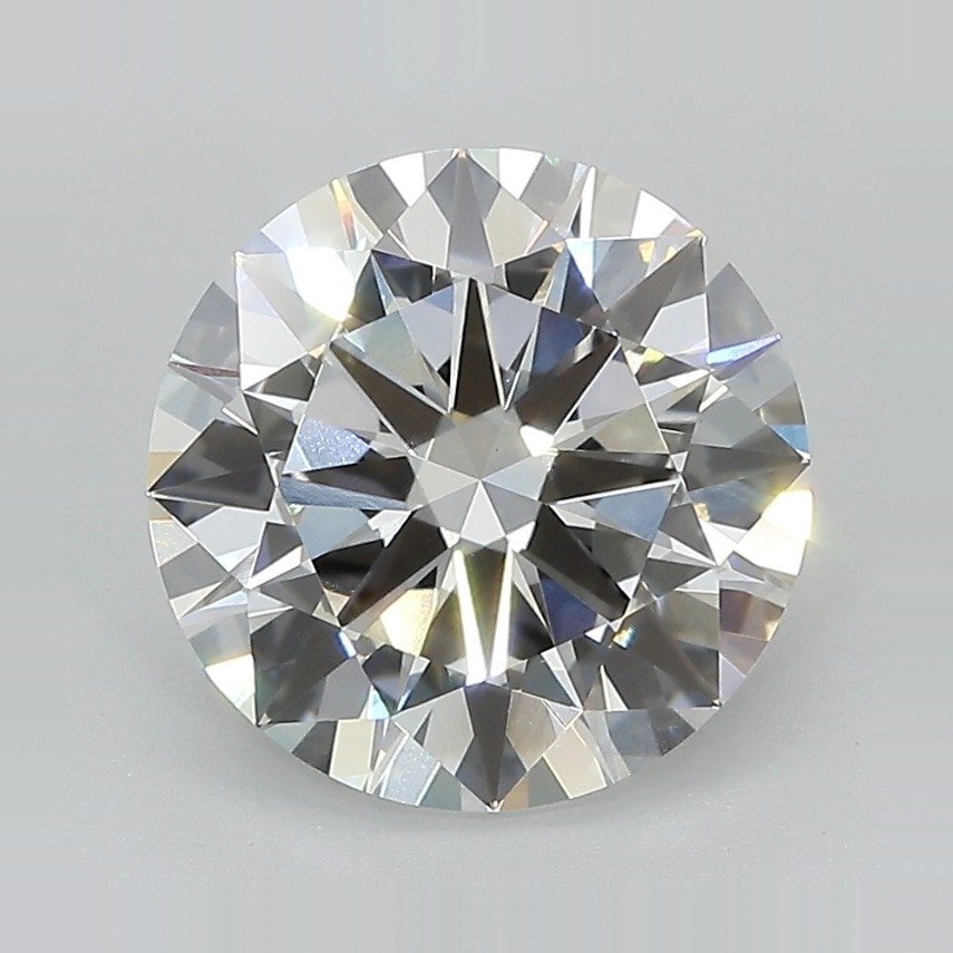 3.38ct F VS1 Excellent Cut Round Lab Grown Diamond
