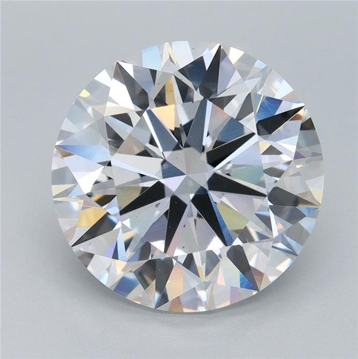 5.38ct E VS2 Rare Carat Ideal Cut Round Lab Grown Diamond