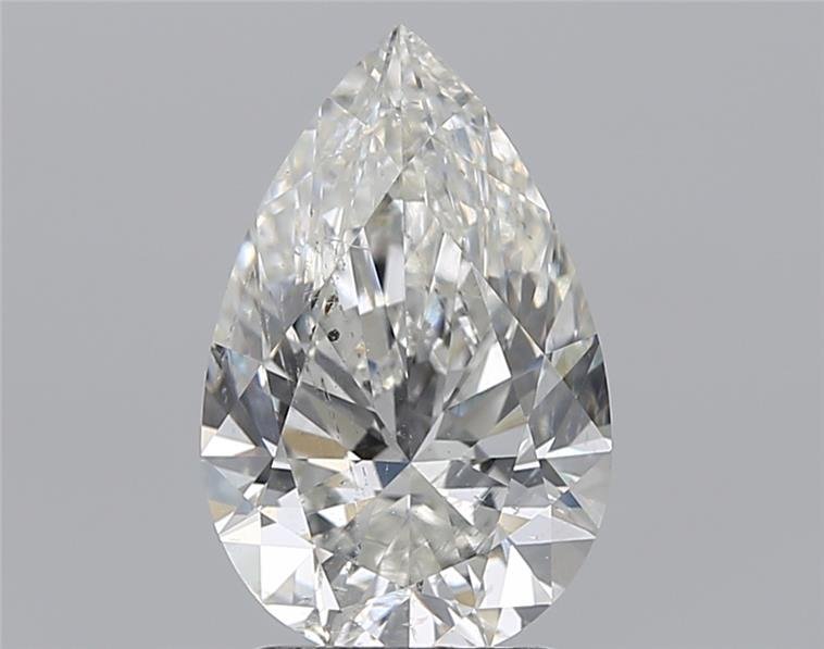 2.18ct I SI2 Rare Carat Ideal Cut Pear Diamond