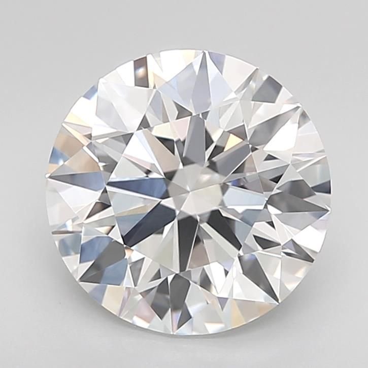 3.09ct F VVS2 Rare Carat Ideal Cut Round Lab Grown Diamond