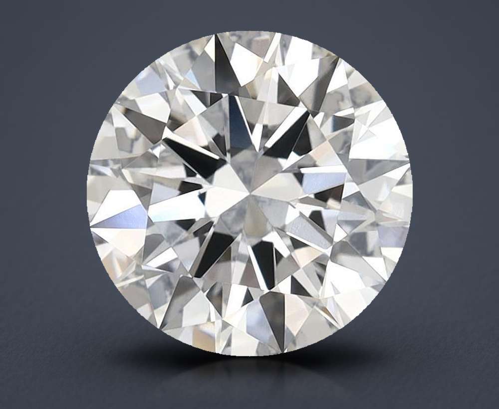 3.40 Carat Round Lab Diamond