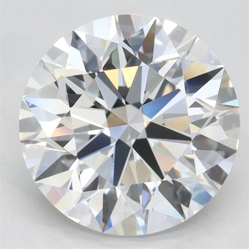 3.22ct D IF Rare Carat Ideal Cut Round Lab Grown Diamond
