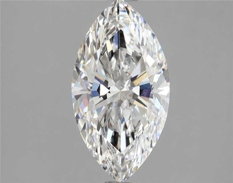 2.67ct F VS2 Rare Carat Ideal Cut Marquise Lab Grown Diamond