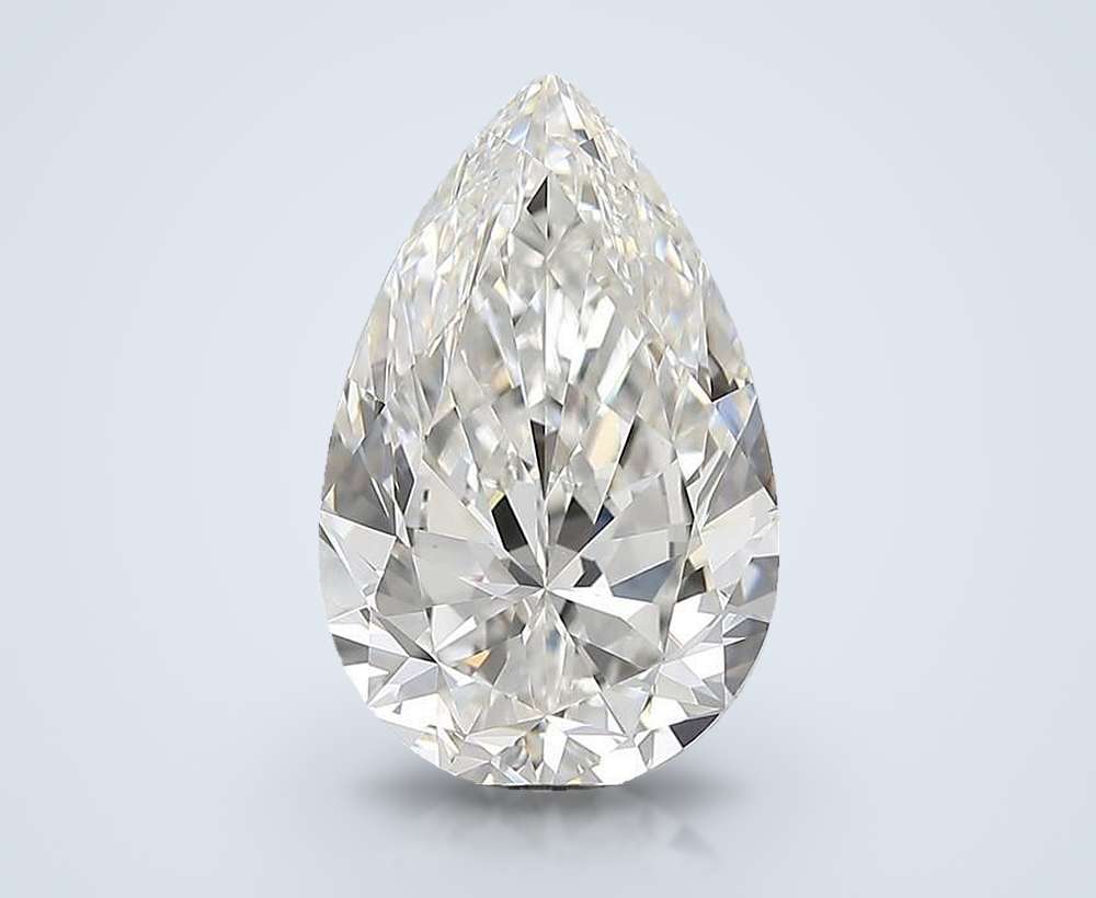 4.01 Carat Pear Natural Diamond