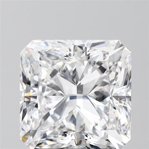 2.56ct D VVS2 Rare Carat Ideal Cut Radiant Lab Grown Diamond