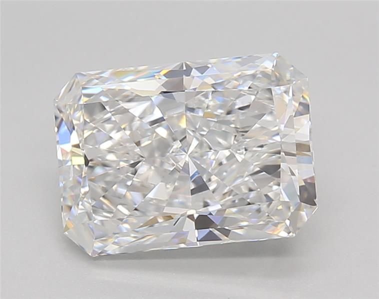 3.02ct E VVS2 Rare Carat Ideal Cut Radiant Lab Grown Diamond