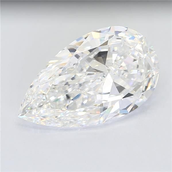 15.07ct F VVS2 Very Good Cut Pear Lab Grown Diamond