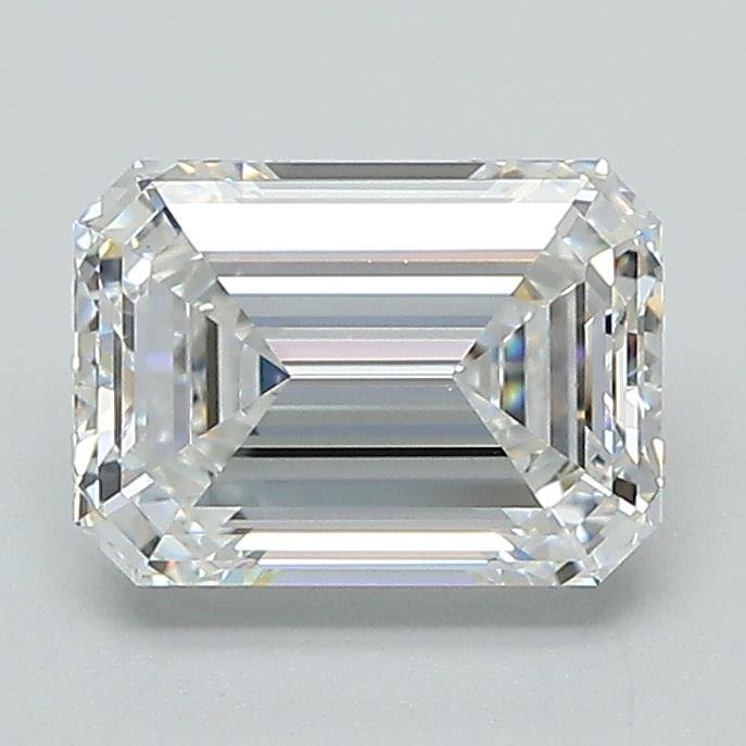 1.51ct D VS1 Rare Carat Ideal Cut Emerald Lab Grown Diamond