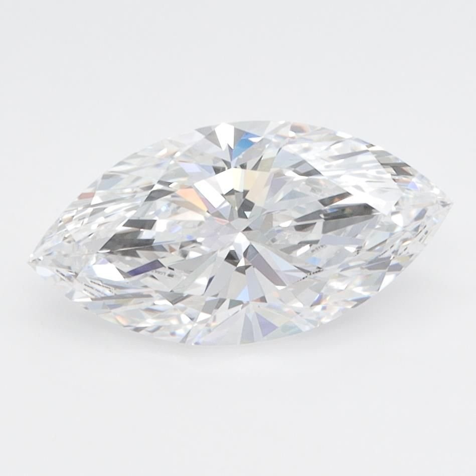 1.59ct D VVS1 Rare Carat Ideal Cut Marquise Lab Grown Diamond