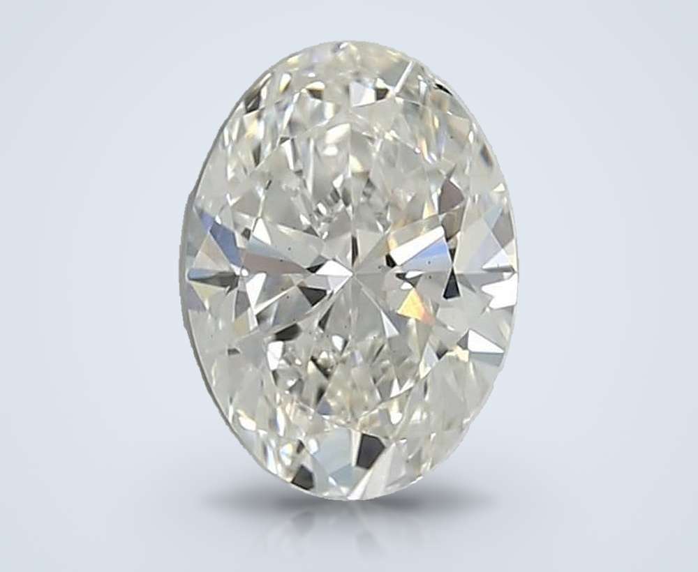 1.00 Carat Oval Lab Diamond