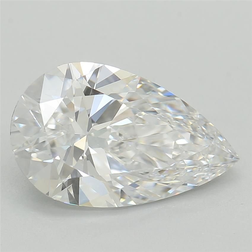 1.59ct D VS2 Rare Carat Ideal Cut Pear Lab Grown Diamond