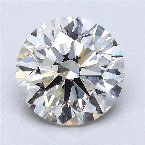 4.07ct K VS2 Excellent Cut Round Diamond