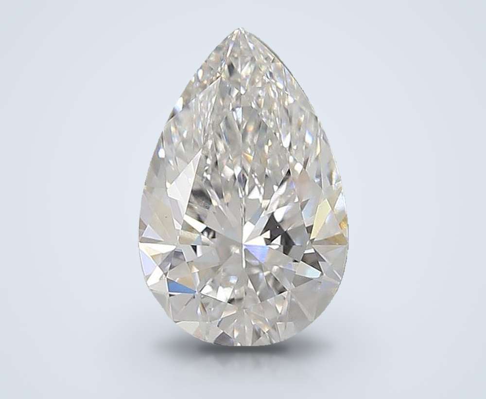 3.00 Carat Pear Lab Diamond