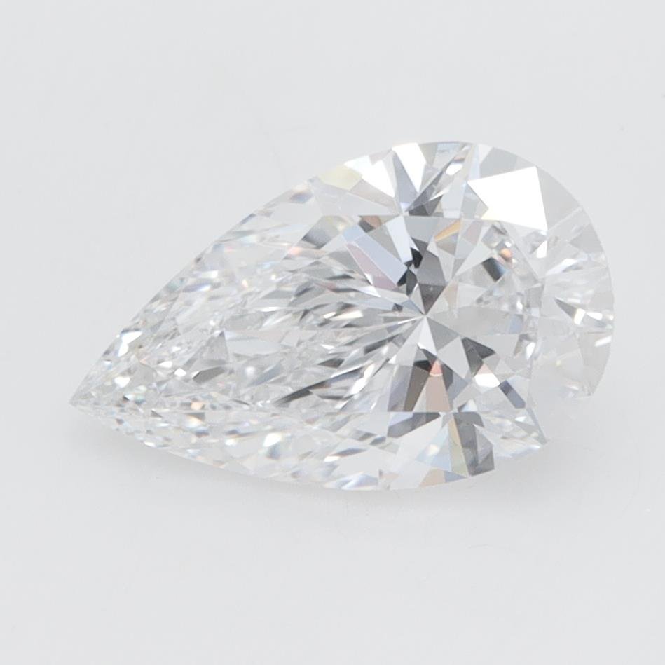 1.09ct D VVS1 Rare Carat Ideal Cut Pear Lab Grown Diamond