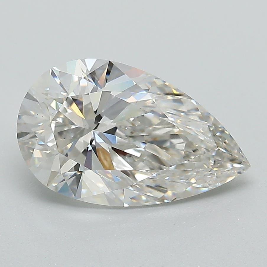 2.01ct F VS1 Rare Carat Ideal Cut Pear Lab Grown Diamond
